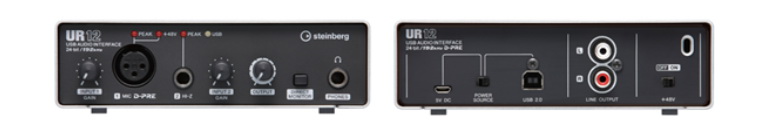兼容iPad/Mac/PC，实现高品质录音的Steinberg USB音频接口UR12发布