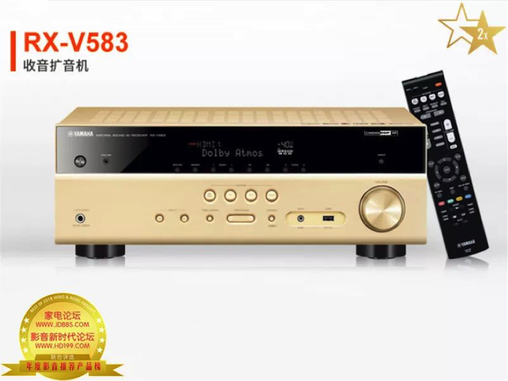 获奖信息：家电论坛与HD199论坛联手打造：2017-2018年度影音推荐产品奖