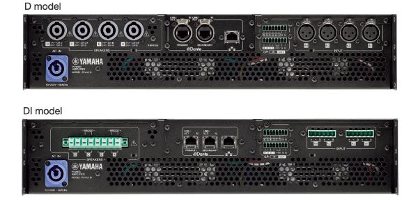 新型网络功放PC系列D/DI型号：通过集成强大的矩阵功能和Dante连接方式，提供高灵活性和可扩展性