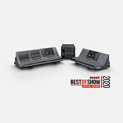 RIVAGE PM5和PM3数字混音系统，实力斩获IBC 2020 Best of Show大奖