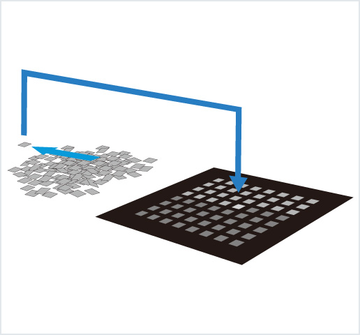 ［Image］Tray setter： 小尺寸单片用托盘排列机